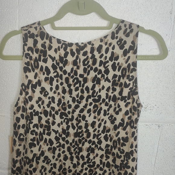 NWT $59 Halogen Leopard Print Dress - Picture 10 of 13